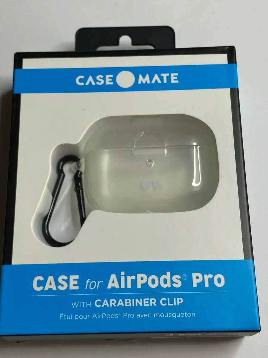 Case-Mate AirPods Pro 2 Case with Carabiner Clip - Clear