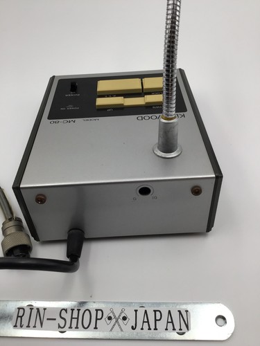 KENWOOD MC-80 Stojak Mikrofon biurkowy 8-pin Amatorskie hamradio Działający Doskonały - Zdjęcie 7 z 10