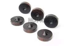 4PCS Rosewood HiFi Audio Speakers Amplifier Chassis Anti-shock Shock Absorber