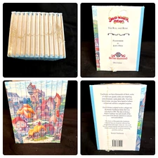 David Winter Cottages THE BULL AND BUSH Pantomine David Hine 12 Book Set SEALED