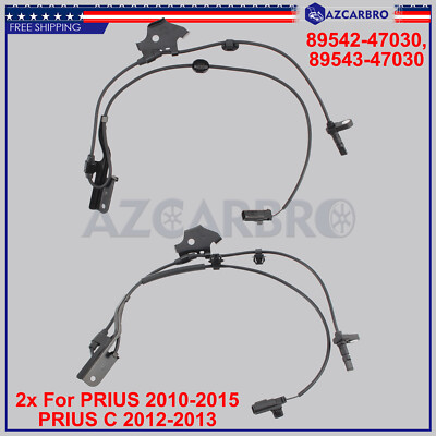 2X For TOYOTA PRIUS 2010-15 PRIUS C 2012-13 ABS Wheel Speed Sensor