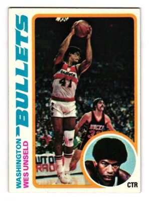 1978-79 Topps basketball #7 Wes Unseld Bullets EM/NM Super Sharp Card!