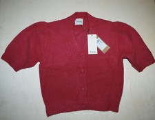 DIXIE Giacca Cardigan Donna Rosa Phard Misto Lana Maniche Sbuffo S NWT € 89