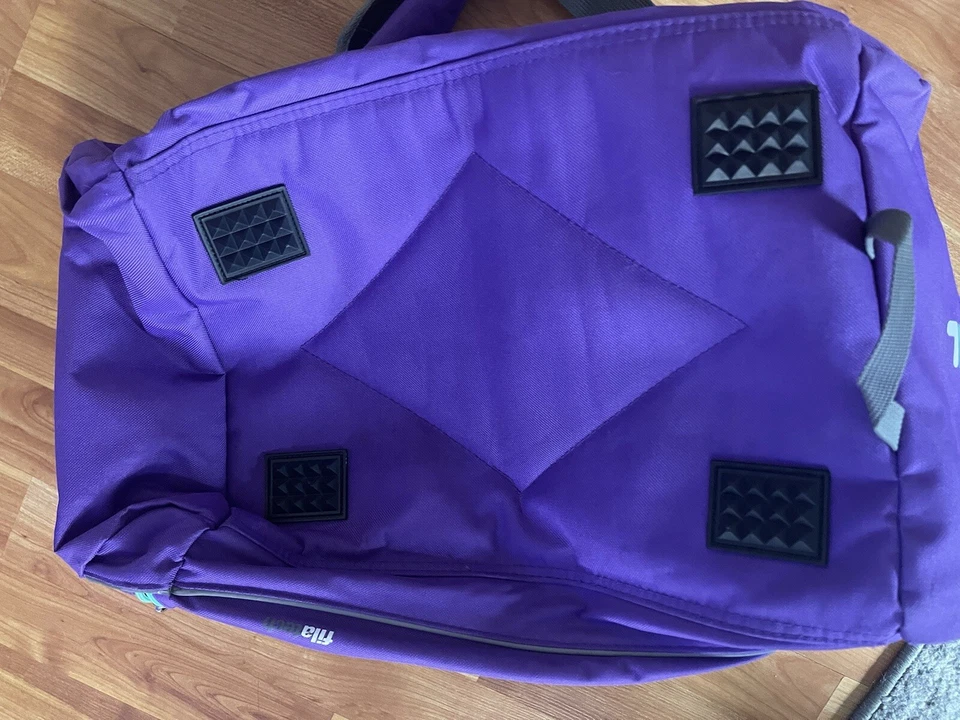 Bolsa de Lona Deportiva Fila Sprinter 19", Púrpura/Verde azulado Viaje con Correa Foto 4 de 4