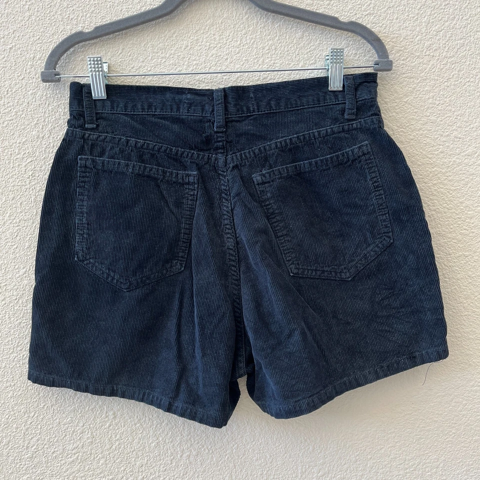 Pantalones Cortos de Pana Negros ELEMENT Estilo CALIENTE Pantalones Cortos Talla 13 Ropa Informal de Verano Foto 3 de 4