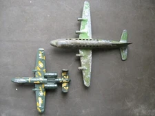Goodie Toy Douglas DC-7 Cast Aluminum Excel Products + A-10 RARE