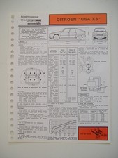Revue technique Citroen GSA