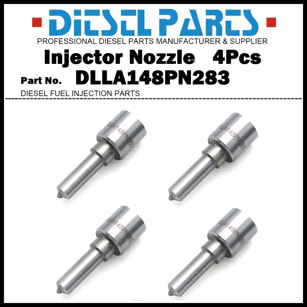 4x Fuel Injector Nozzle DLLA148PN283 for MITSUBISHI Pajero L200