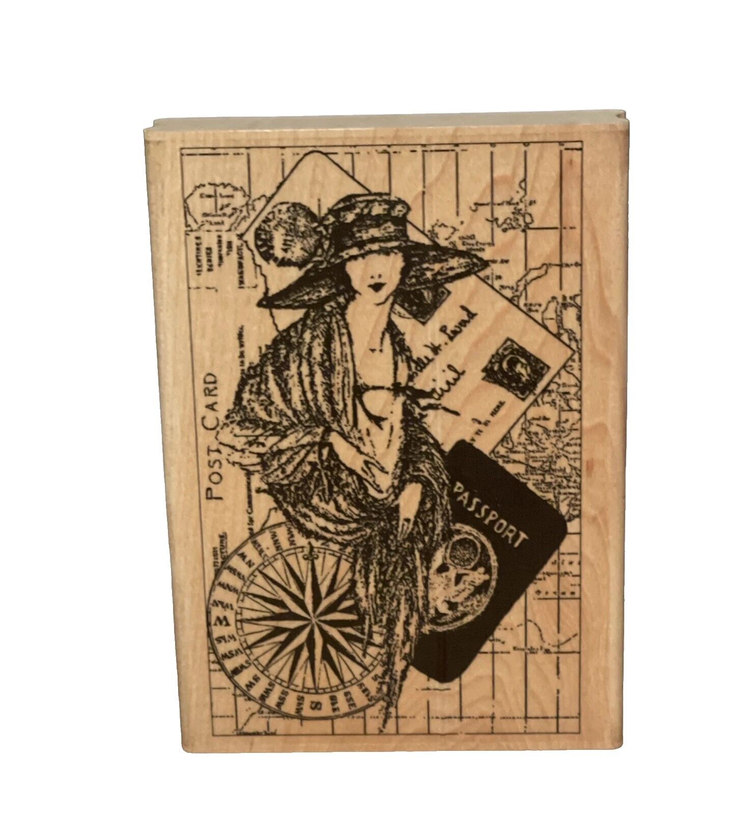 Hampton Art Antiques & History Rubber Craft Stamps