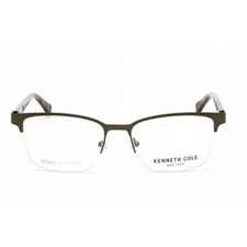 Kenneth Cole New York KC0291 Green 097 Metal Semi Rim Eyeglasses Frame 53-17-145