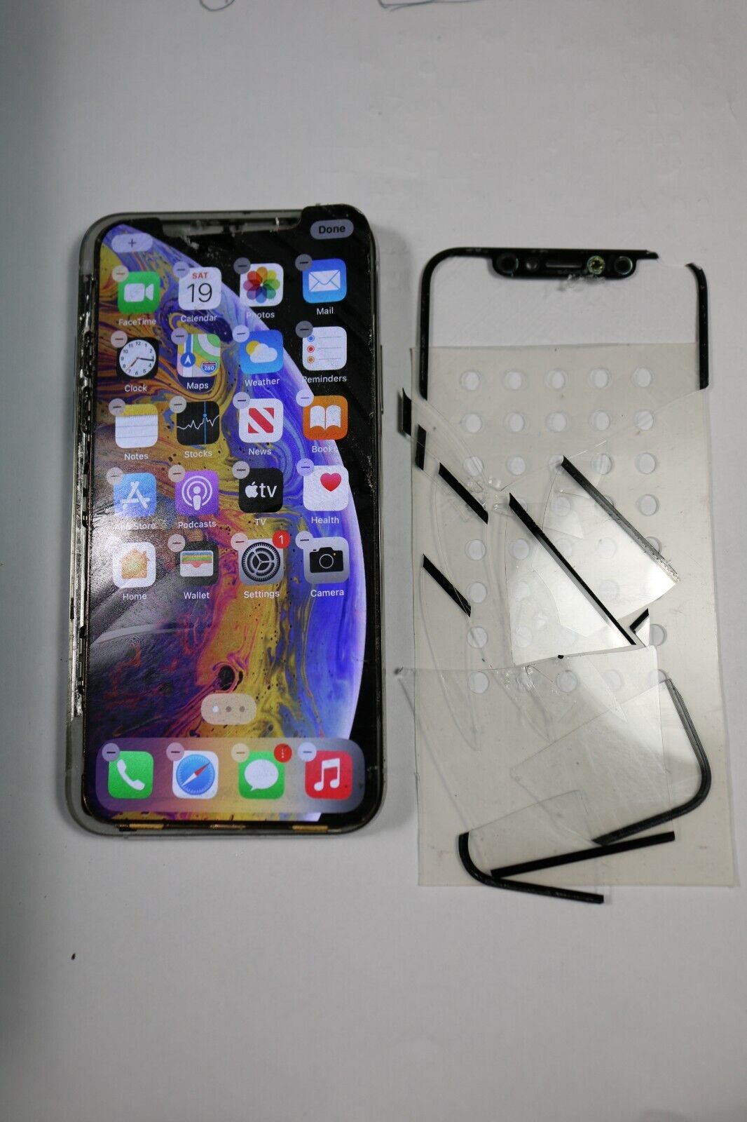 Apple iPhone 11 Pro Cracked Glass Broken LCD Screen Repair Mail In