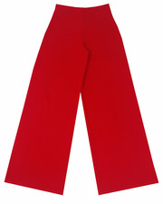 WOMEN'S LADIES PLAIN PALAZZO WIDE LEG FLARED TROUSER PANTS SIZES 6- 24