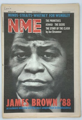  NME 26 March 1988 James Brown Primitives Joe Strummer Aswad Seers