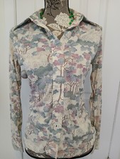 JC Penney Vintage Butterfly Collar Shirt Polyester 60s 70s Vibe Retro Hippy