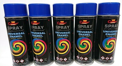 RAL Sprühlack – 3 Sprühdosen à 400 Ml In RAL 5002, Schnell Trocknend, Für Innen & Außen