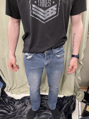 Men's Carbon Jeans Slim Straight 