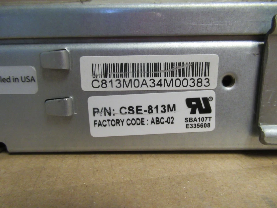 Supermicro CSE-813M 1x Intel Quad-Core E5506 2.13GHz 6GB RAM 4-Bay 1U Server - Image 3 of 4