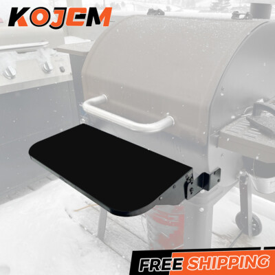BBQ Outdoor 24'' Pellet Grill Front Shelf Black Steel w/ Hardware PGFS24