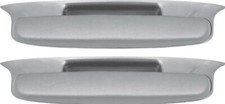 Oer Silver Armrest Assembly Set For 1957 Chevy Bel Air 24 Door Hardtop Sedan