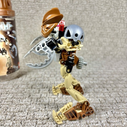 2002 Lego Bionicle POHATU NUVA 8568 Complete Figure Canister Manual Toa RETIRED - Picture 5 of 11