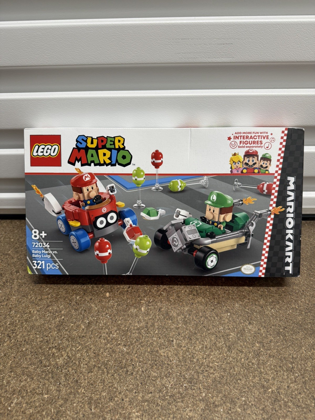 LEGO Super Mario: Mario Kart-Baby Mario Vs. Baby Luigi (72034) Sealed