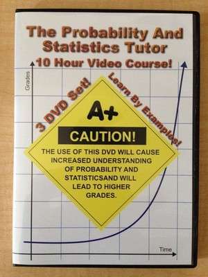 The Probability and Statistics Tutor - 10 Hour Course - 3 DVD Set - Learn By...