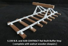 0 GAUGE/7mm A.B.S SIDELINES  S.150 BR  GENERAL RAILBUILT BUFFER STOP W/METAL KIT