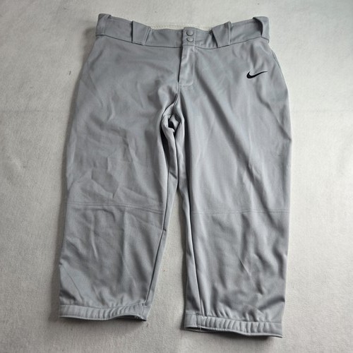 Nike Youth XL Gray Baseball Pants Dri-FIT Youth League Game Practice Gray