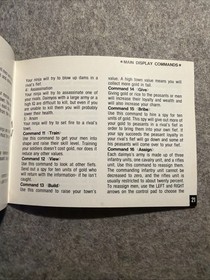 Nobunaga's Ambition (NES, 1989) - Instruction Manual / Booklet Only