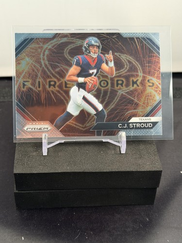 C. J. Stroud #F-10 2023 Panini Prizm Fireworks card