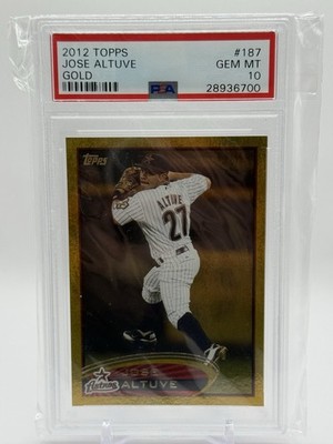 2012 Topps - Jose Altuve #187 Gold