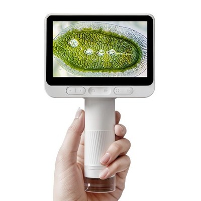 4.0'' Microscope for Kids, Handheld Miniscope, 1600X Portable Kids Digital Min...