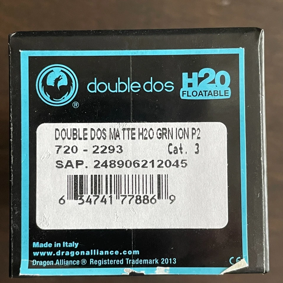 Gafas de sol Dragon Double Dos / Mate H2O Green Ion P2 Polarizadas 720-2293 - NUEVAS Foto 2 de 4