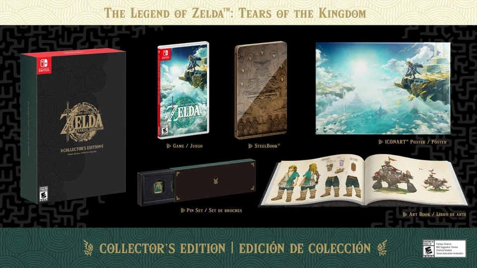 The Legend of Zelda: Tears of the Kingdom Collector’s Edition (Nintendo Switch, photo 1 of 3