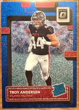 2022 Donruss Optic - Troy Andersen - Rated Rookie - Blue Glitter Prizm SSP #273