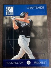 1998 Donruss Elite Craftsmen Todd Helton #15 Insert serial /3500