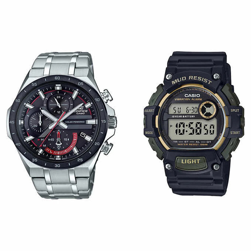 Casio Work and Play Men's 2-Watch Bundle New