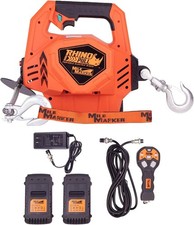 Mile Marker Rhino Pull 1000 Portable Electric Winch W 39 Rope Extra Battery