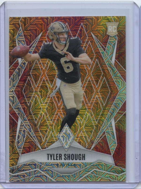 2025 Panini Phoenix Premium Box Set TYLER SHOUGH #169 RC FIREBURST 282/350