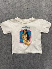 Vintage Disney Girls Pocahontas T-shirt Single Stitch Toddler 90s