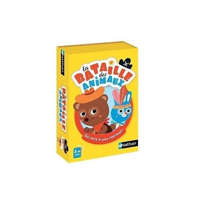 NATHAN - La Bataille des Animaux - Jeu de Cartes - Photo 1/2