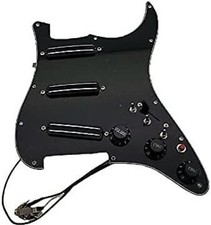 Prewired Loaded Pickguard with SSS Single Coil Pickups for Fender Strat Guitar