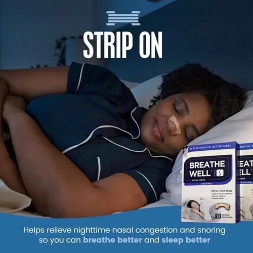 Breathe Well for Kids Nasal Strips Snore Relief Gentle for Children (5 x 12's) - Picture 9 of 10