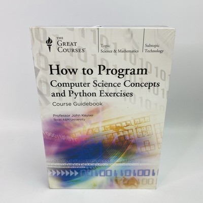 The Great Courses: How to Program Computer Science Concepts Python Exercises NEW