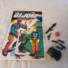 Vintage GI Joe Figure 1989 Downtown With Accessories And Full File Card
