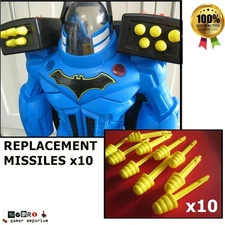 X10 Replacement Imaginext Batman Batbot Xtreme Missiles Bullets Reproduction