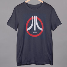 Image of Atari Tshirt Retro Gaming Games Arcade Black Small to 4XL Fast Dispatch