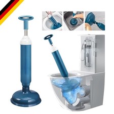 Starker Kunststoff-Pümpel für Abflussreinigung, Blau, vielseitig
