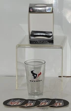 NFL Licensed Boelter Brands LLC 16 ounce Houston Texans Pint Glass