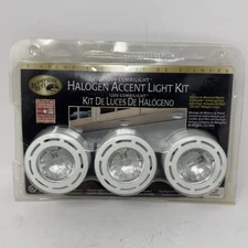 Hampton Bay 120v Combilight Halogen Accent Light Kit Under Cabinets 3 Count  New